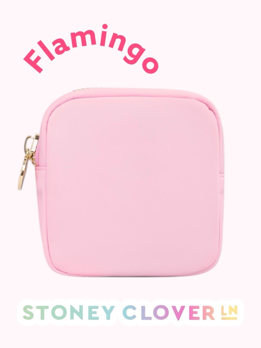 NWT STONEY CLOVER LANE - Classic Mini Pouch 🦩 Flamingo